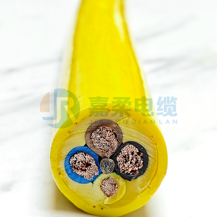 TPU卷筒电缆(高耐磨耐酸碱)