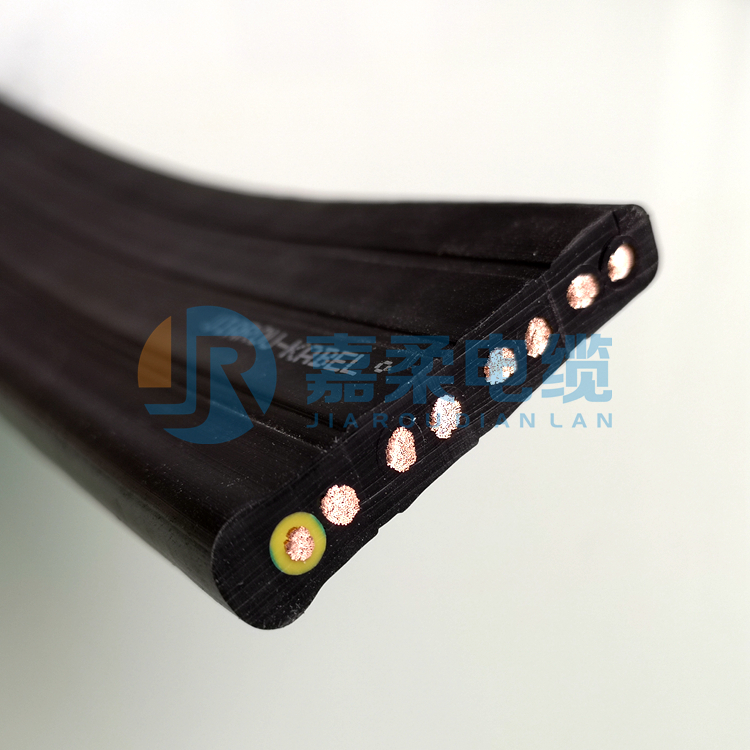 拖链扁电缆(拖链专用高柔性扁电缆)